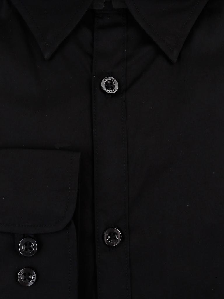 ARMANI JEANS | Hemd Fitted | schwarz