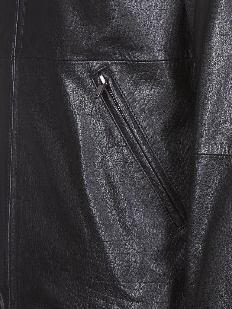 ARMANI JEANS | Lederjacke | schwarz