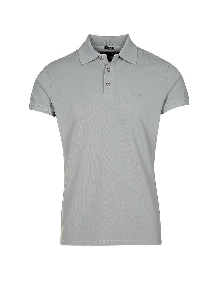 ARMANI JEANS | Poloshirt Muscle-Fit | grau