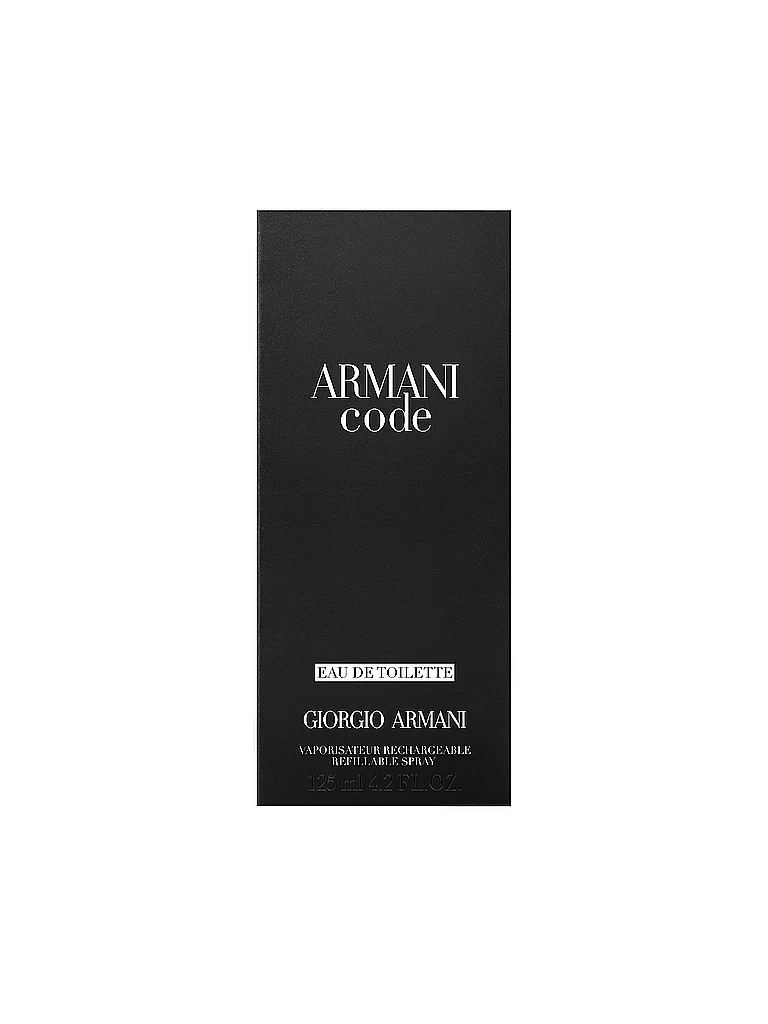 Armani Code Eau de Toilette 125ml Refillable 9
