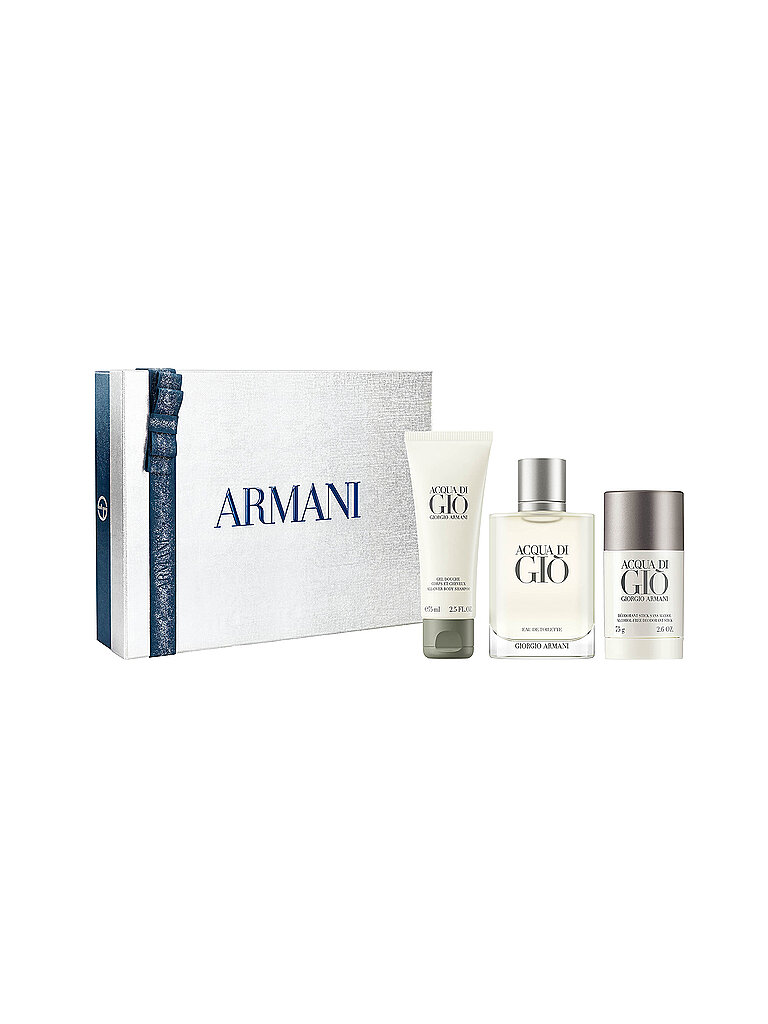 ARMANI Geschenkset - Acqua di Giò Homme Eau de Toilette Set 2x75ml / 50ml