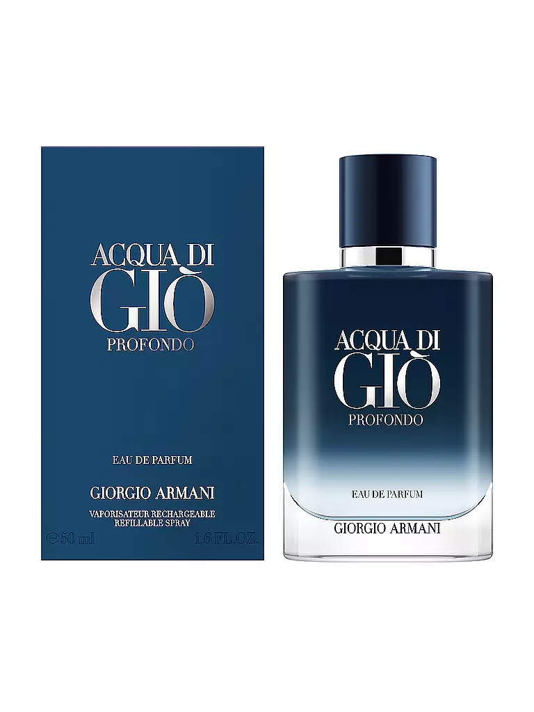 ARMANI | Acqua di Giò Profondo Eau de Parfum 50ml Nachfüllbar | keine Farbe