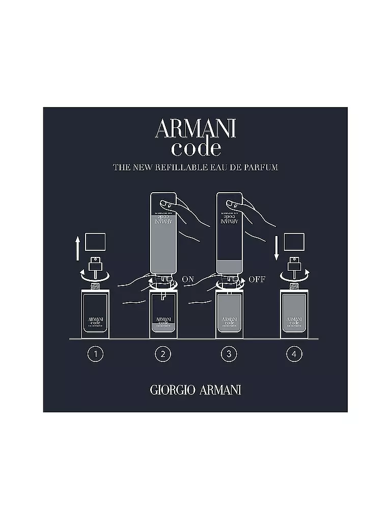ARMANI | Code Eau de Parfum 50ml Nachfüllbar | keine Farbe