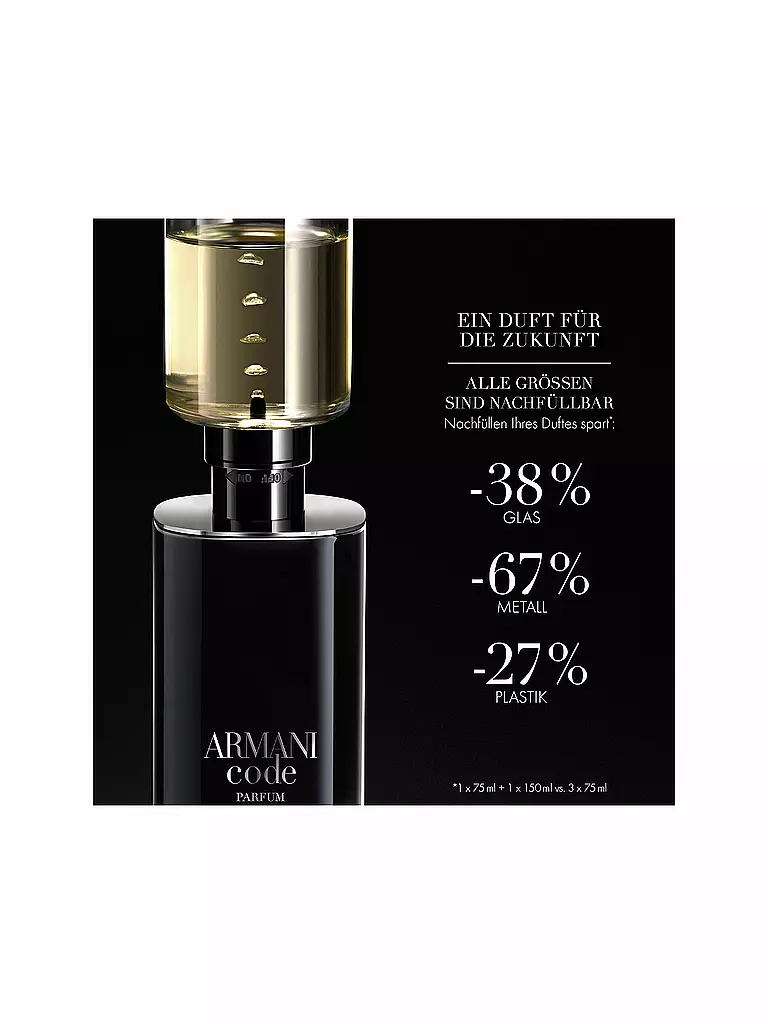 ARMANI | Code Parfum 50 ml Nachfüllbar | keine Farbe