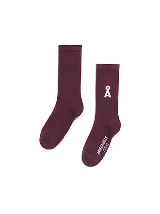 ARMEDANGELS | Socken SAAMUS BOLD dark cranberry