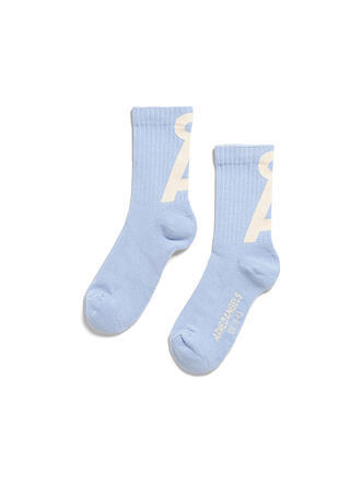 ARMEDANGELS | Socken SAAMUS soft blue oatmilk