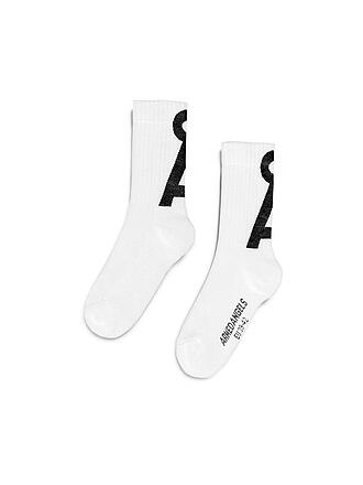 ARMEDANGELS | Socken SAAMUS white - black