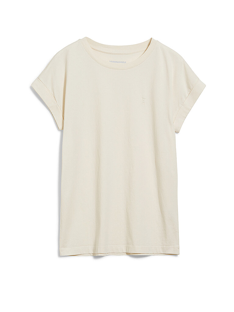T-Shirt IDAARA creme L damen