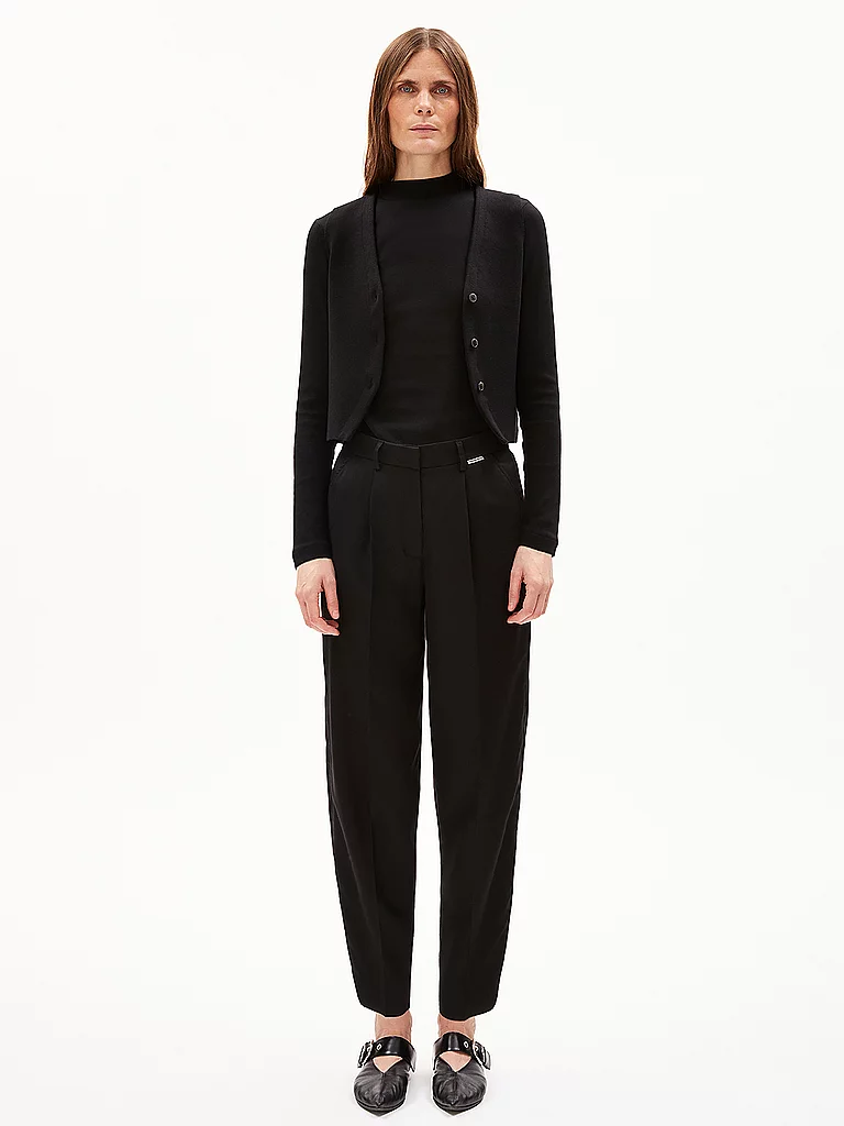 ARMEDANGELS Hose Tapered Fit SANDRINAA schwarz   M damen 2