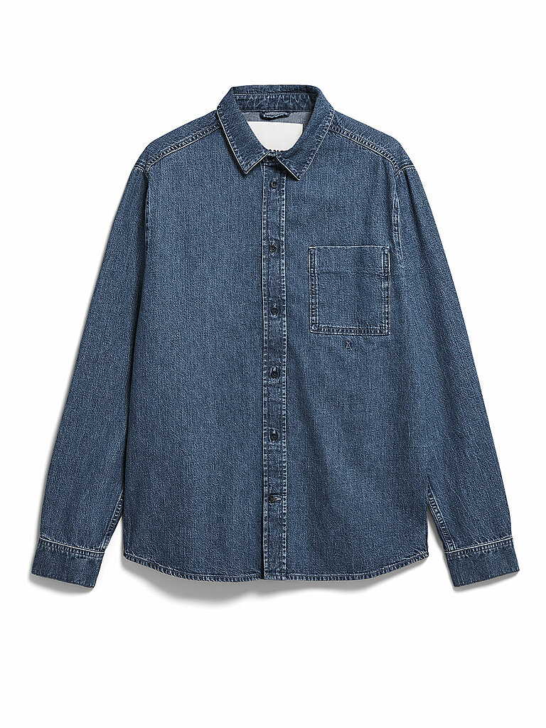 ARMEDANGELS Jeanshemd BAASO blau | M