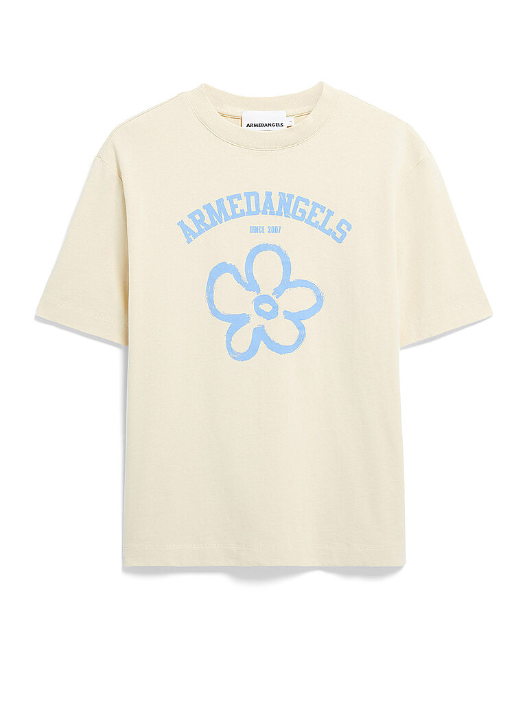 T-Shirt TARJAA LOGO FLOWAA creme XS damen