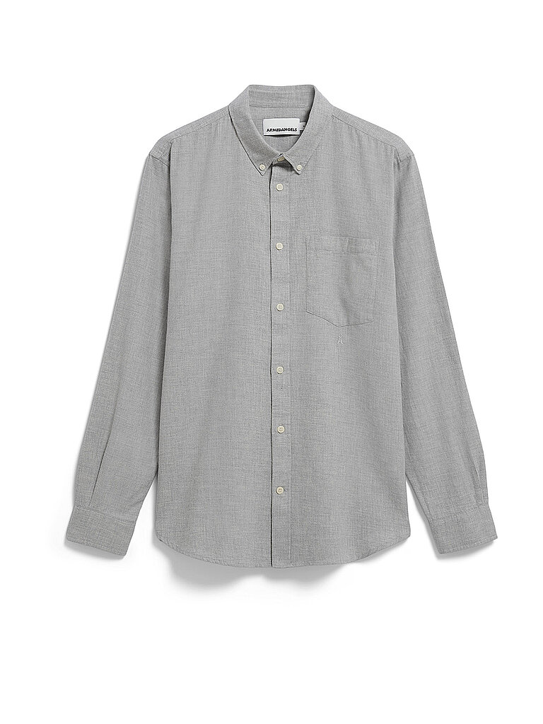 Hemd Regular Fit ARAAMO hellgrau XL herren