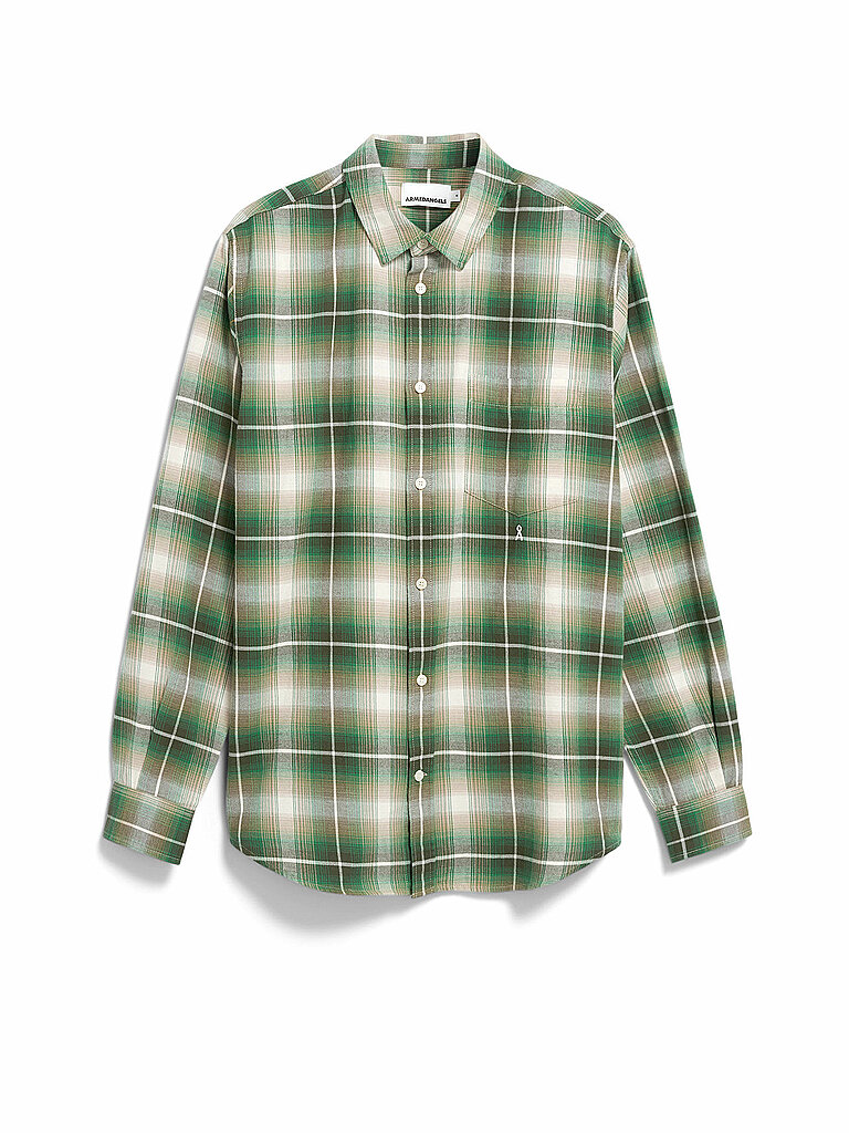 ARMEDANGELS Hemd Regular Fit  grün   L herren