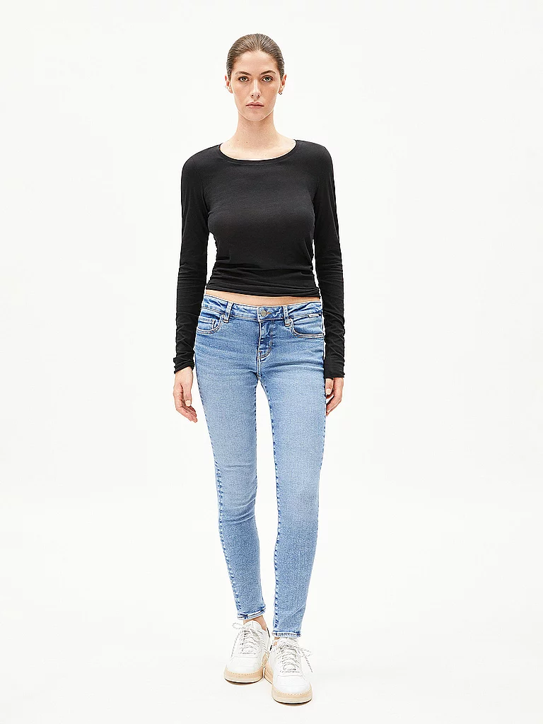 ARMEDANGELS Langarmshirt EINIAARA schwarz   L damen 4