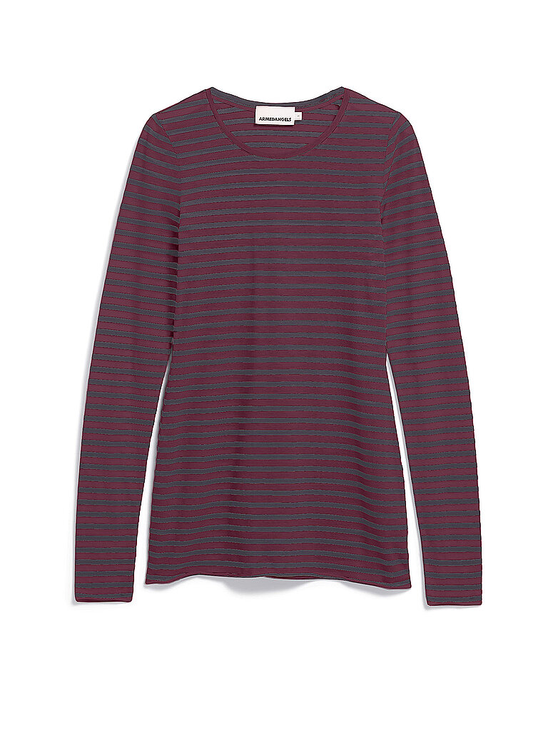 Langarmshirt EINAARA dunkelrot M damen