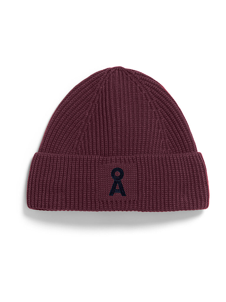 Mütze - Haube NILDAAO COTTON dunkelrot damen