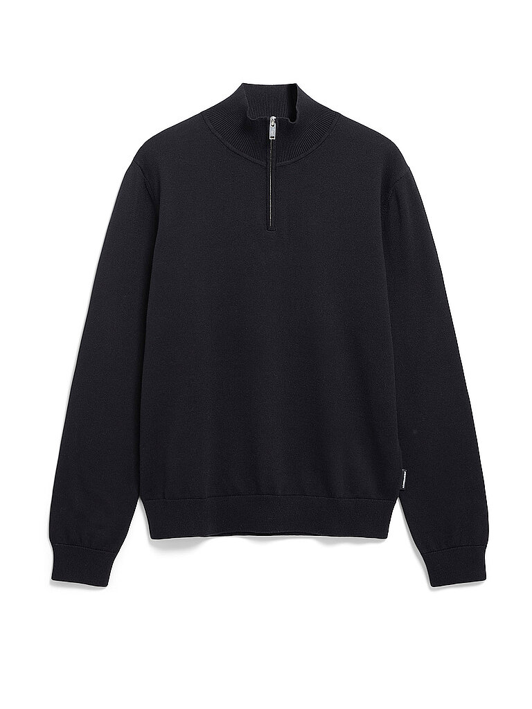 ARMEDANGELS Troyer Pullover FAABES schwarz | S