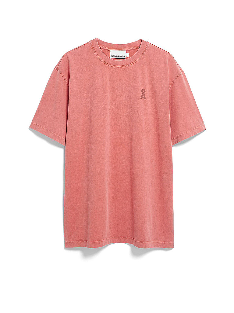 ARMEDANGELS T-Shirt ICONIC MAARKOS GD rot | S