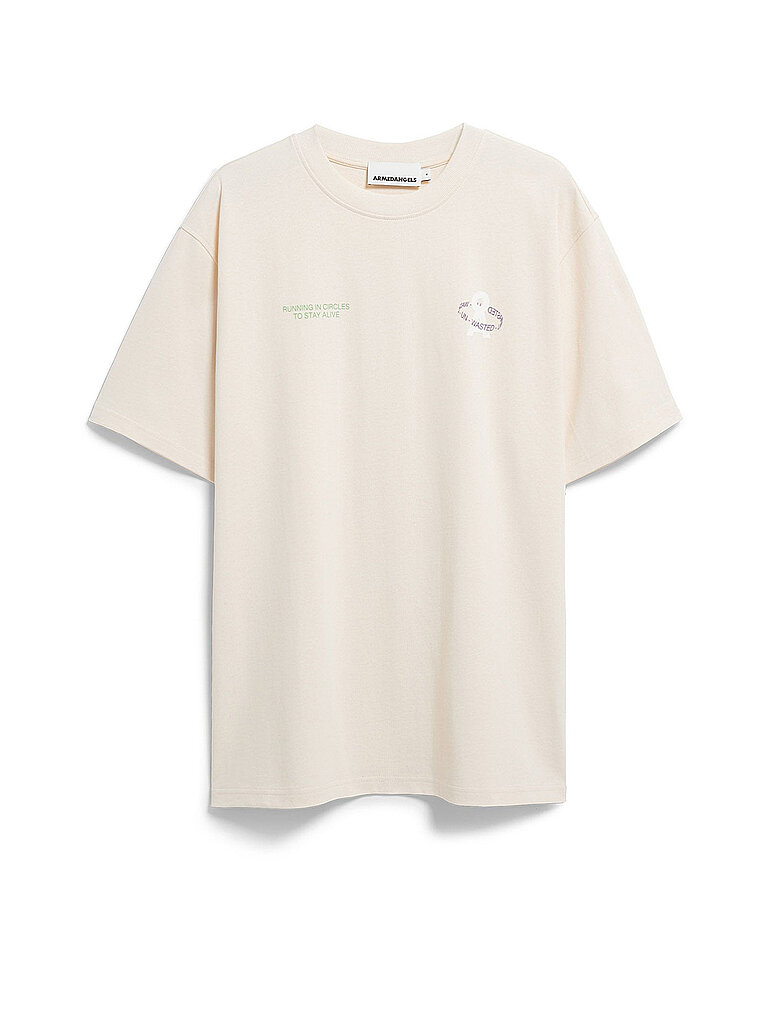 T-Shirt MAARKOS creme L herren