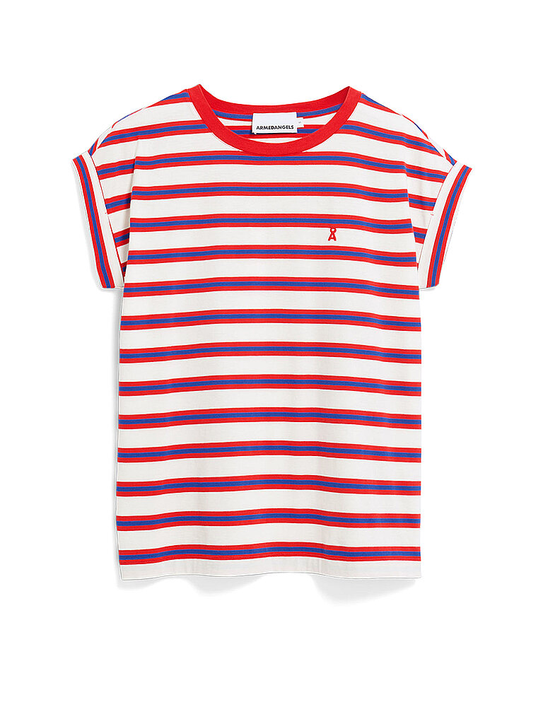 T-Shirt IDAARA creme L damen