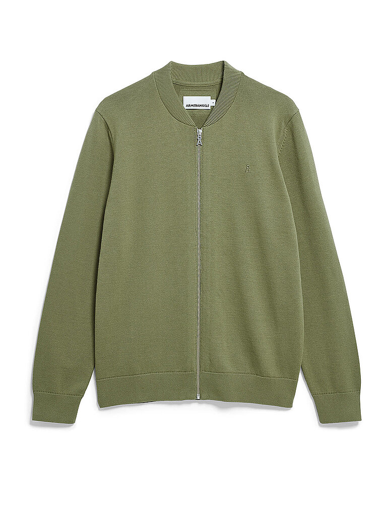 Strickjacke AGAAMON olive XL herren