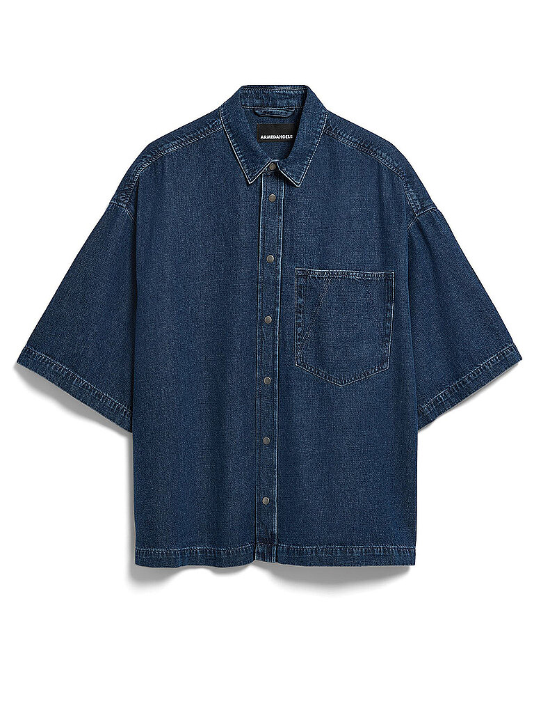 ARMEDANGELS Jeanshemd  dunkelblau | XXL