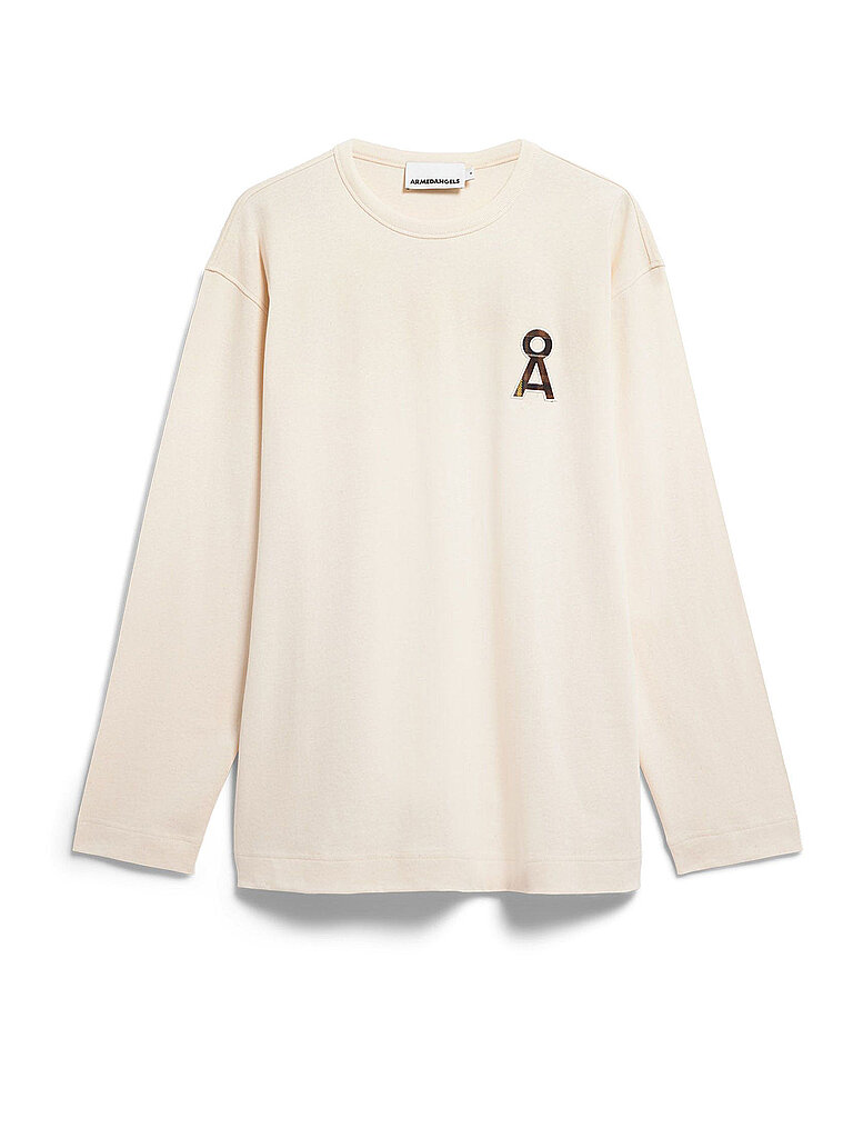 ARMEDANGELS Langarmshirt MAARKOS creme | S