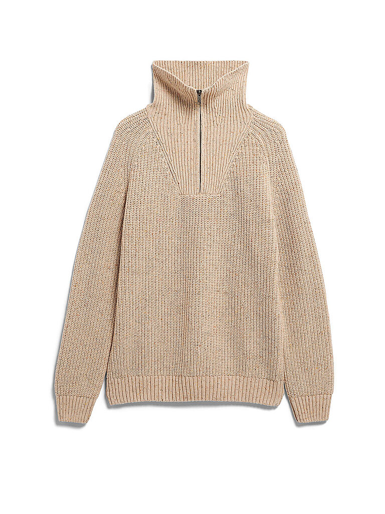 ARMEDANGELS Troyer Pullover  beige | S