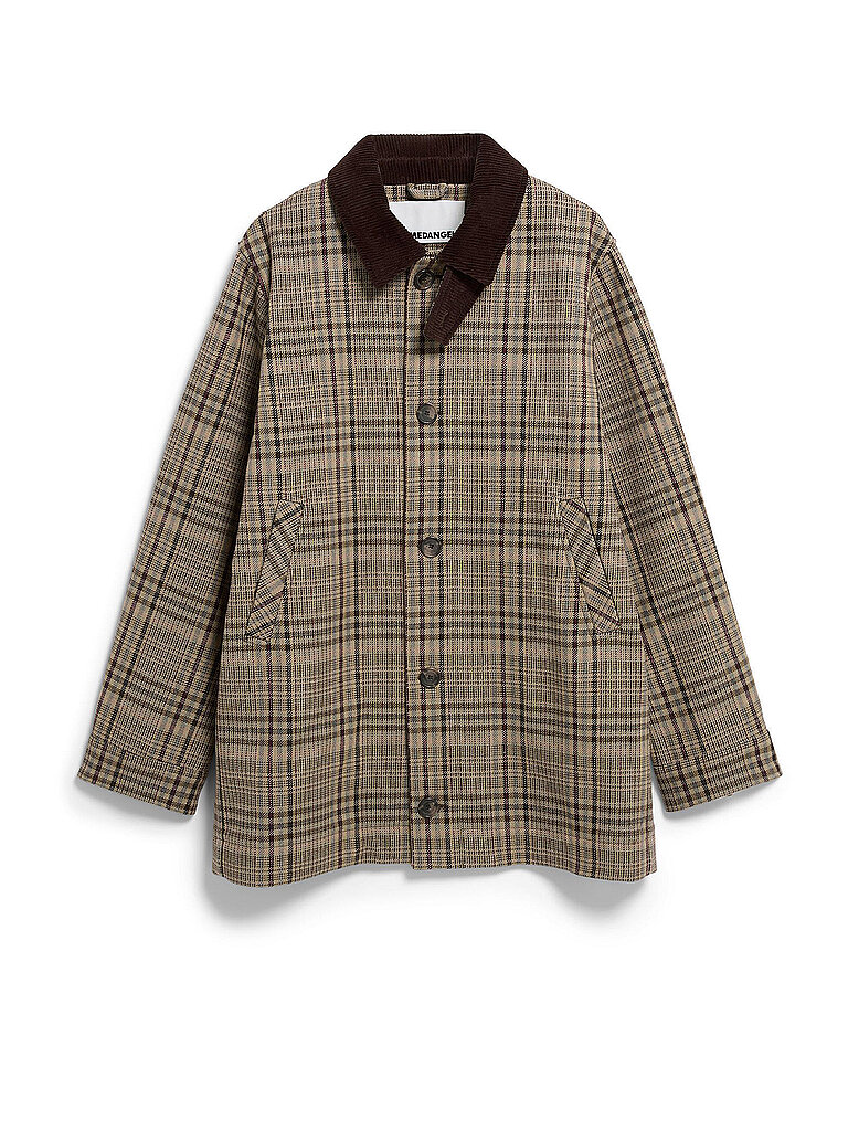 ARMEDANGELS Wollmantel braun | S
