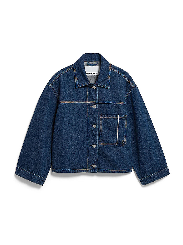 ARMEDANGELS Jeansjacke SELVEDGE dunkelblau | S