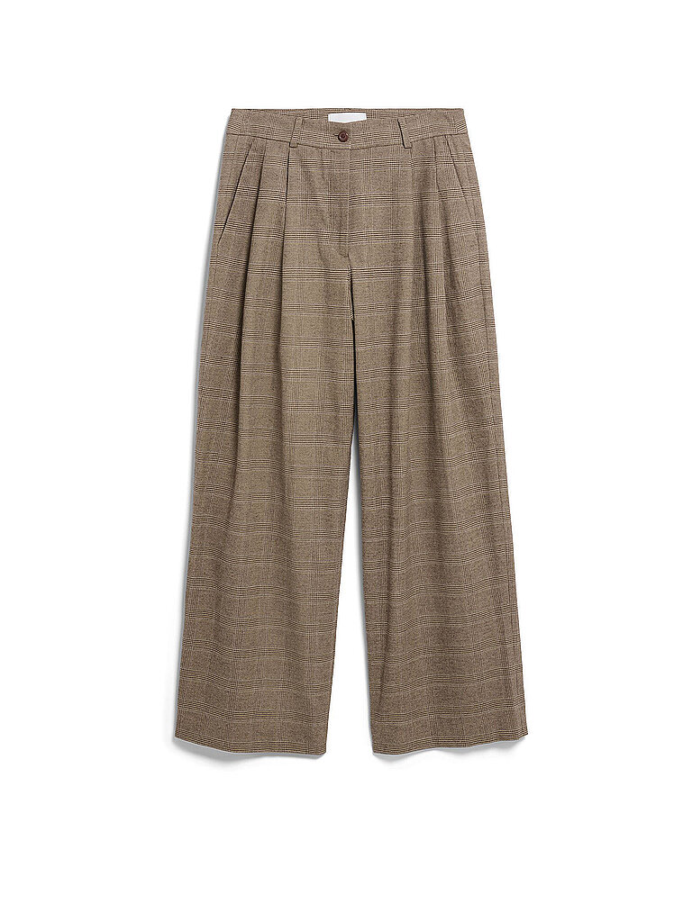 ARMEDANGELS Hose Wide Leg hellbraun | S