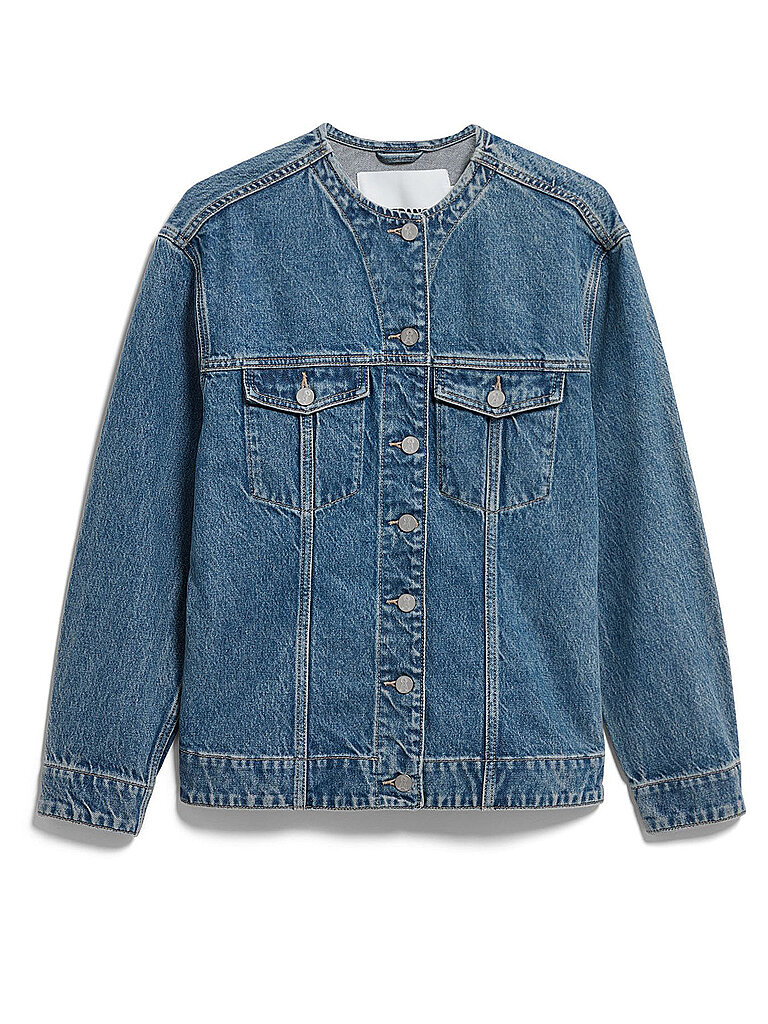 ARMEDANGELS Jeansjacke  blau | L