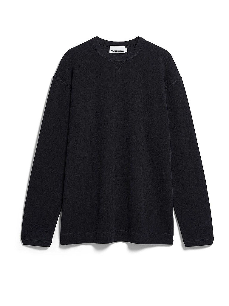 ARMEDANGELS Langarmshirt Relaxed Fit MAARKOS schwarz | XXL