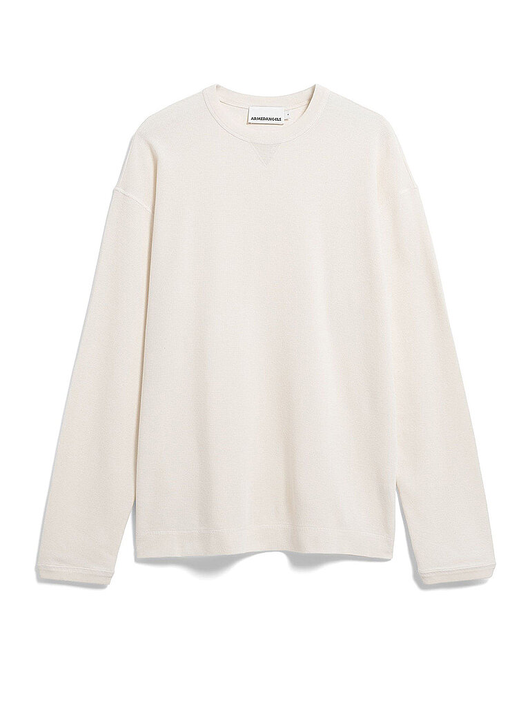 ARMEDANGELS Langarmshirt Relaxed Fit MAARKOS creme | XXL