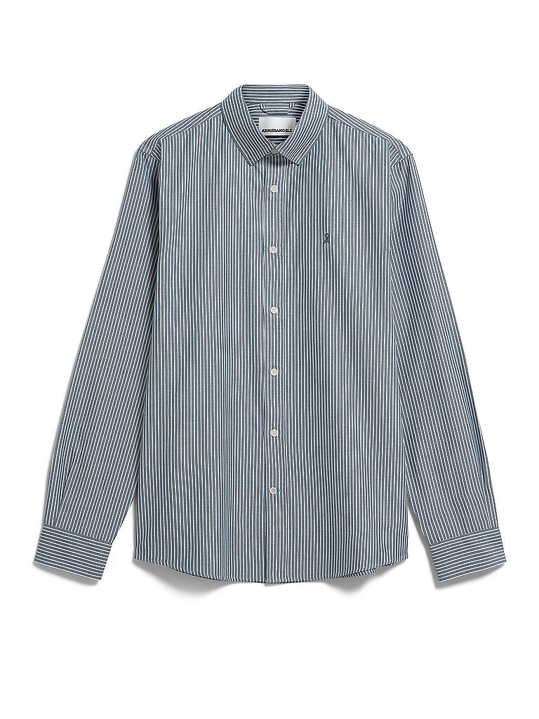 ARMEDANGELS Hemd Regular Fit QUAASA  dunkelgrün | S