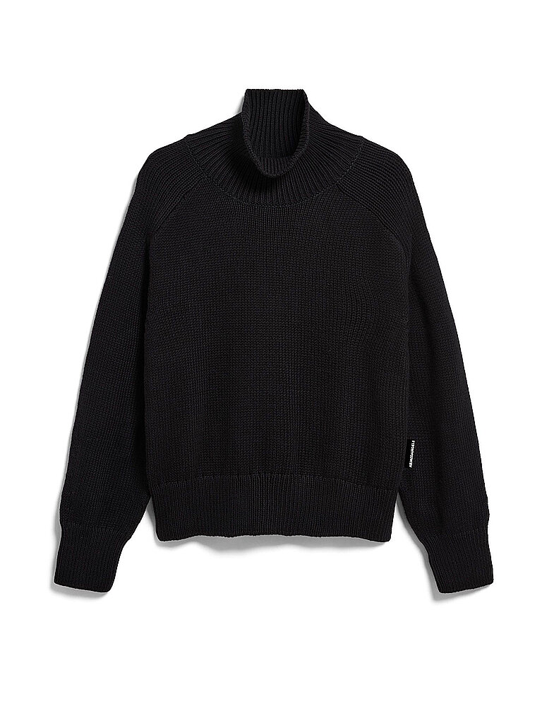 ARMEDANGELS Rollkragenpullover  schwarz | XS