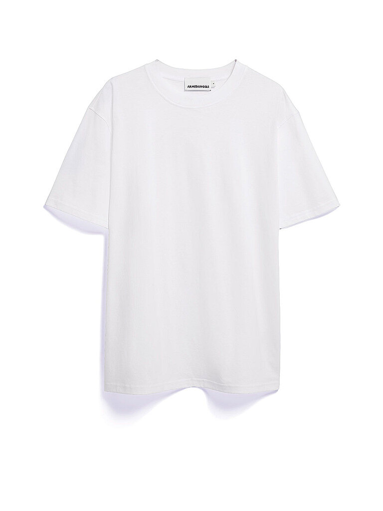 ARMEDANGELS T-Shirt Relaxed Fit MAARKOS  weiss | L