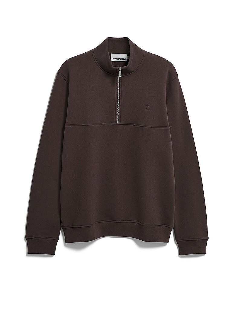 ARMEDANGELS Troyer Sweater  braun | XL