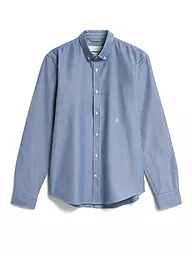 ARMEDANGELS | Hemd Casual Fit QUAASA STRIPES | blau