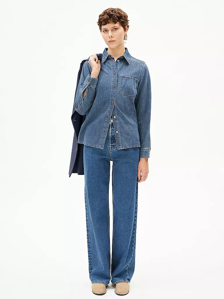 ARMEDANGELS | Jeansbluse AURELAA | blau