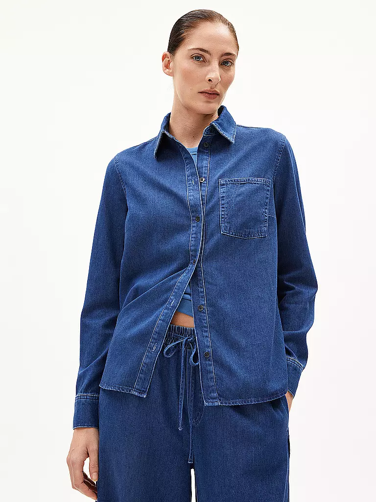 ARMEDANGELS | Jeansbluse AURELAA | blau