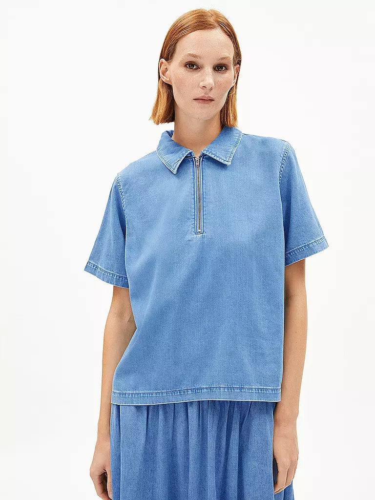 ARMEDANGELS | Jeansbluse CINZIAA | hellblau