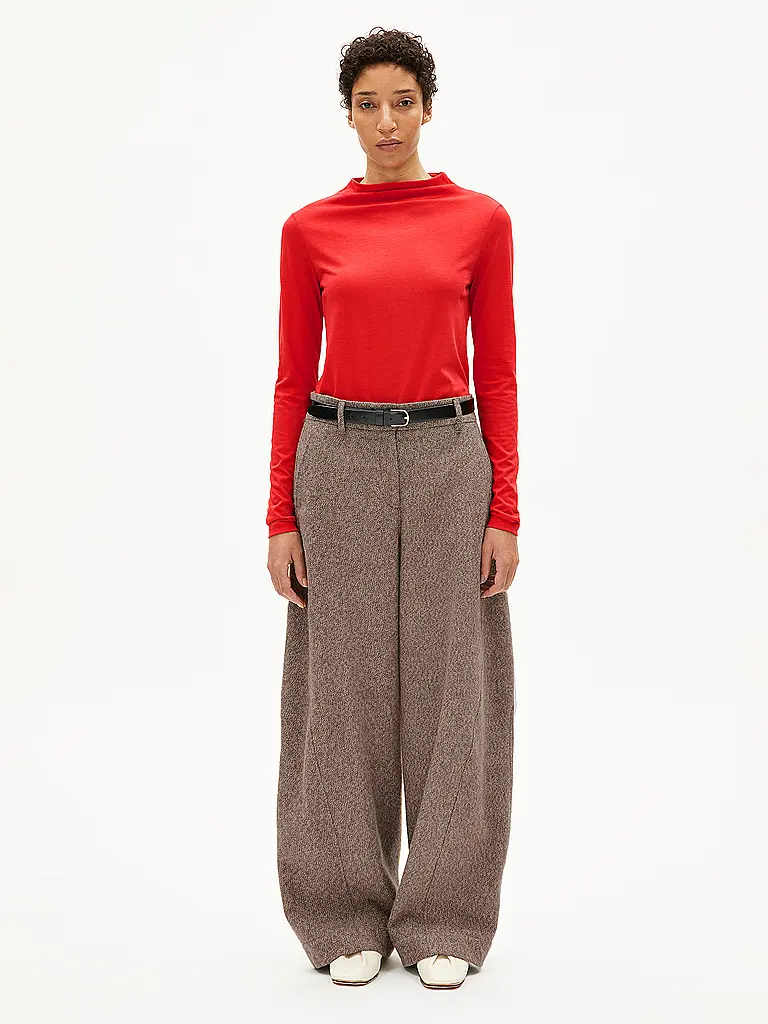 ARMEDANGELS | Langarmshirt CALUNAA | Rot