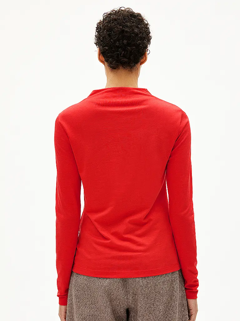 ARMEDANGELS | Langarmshirt CALUNAA | Rot