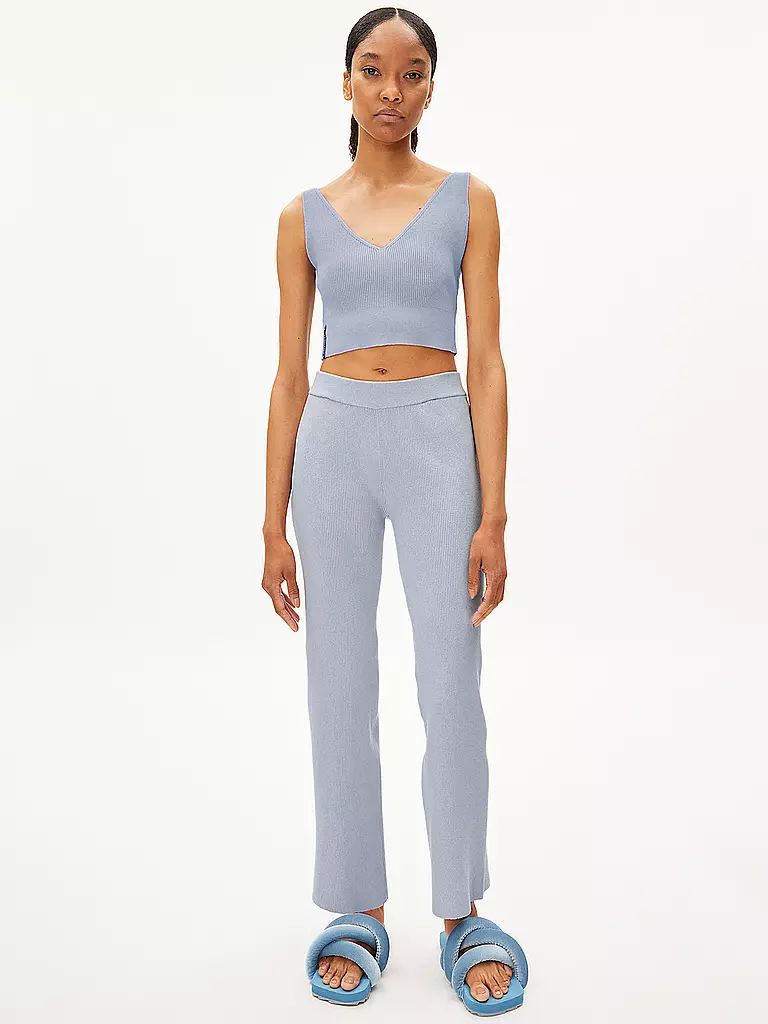 ARMEDANGELS | Lounge Top Cropped Fit TELMAA | lila