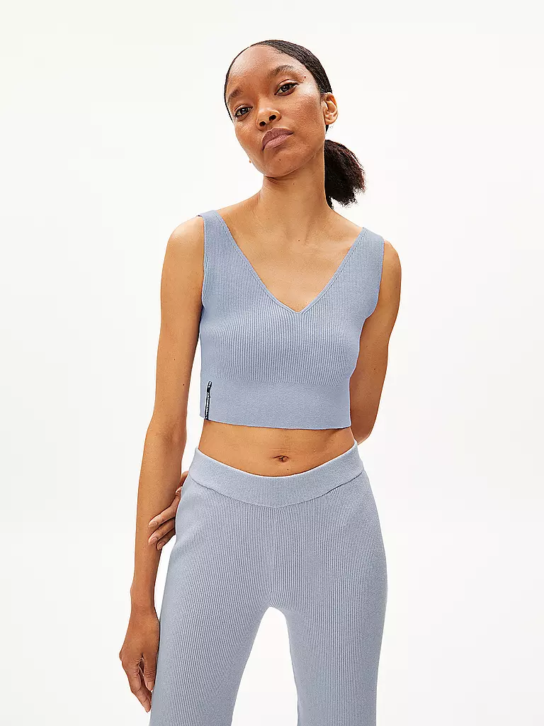 ARMEDANGELS | Lounge Top Cropped Fit TELMAA | lila