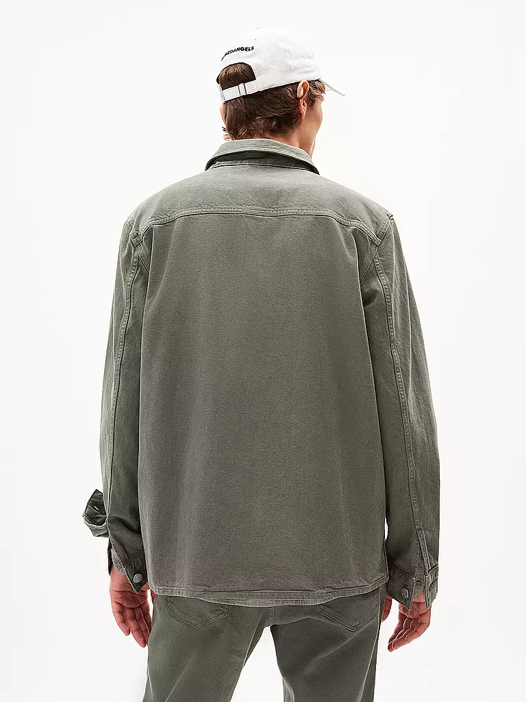 ARMEDANGELS | Overshirt FAARN GMT DYE | grün