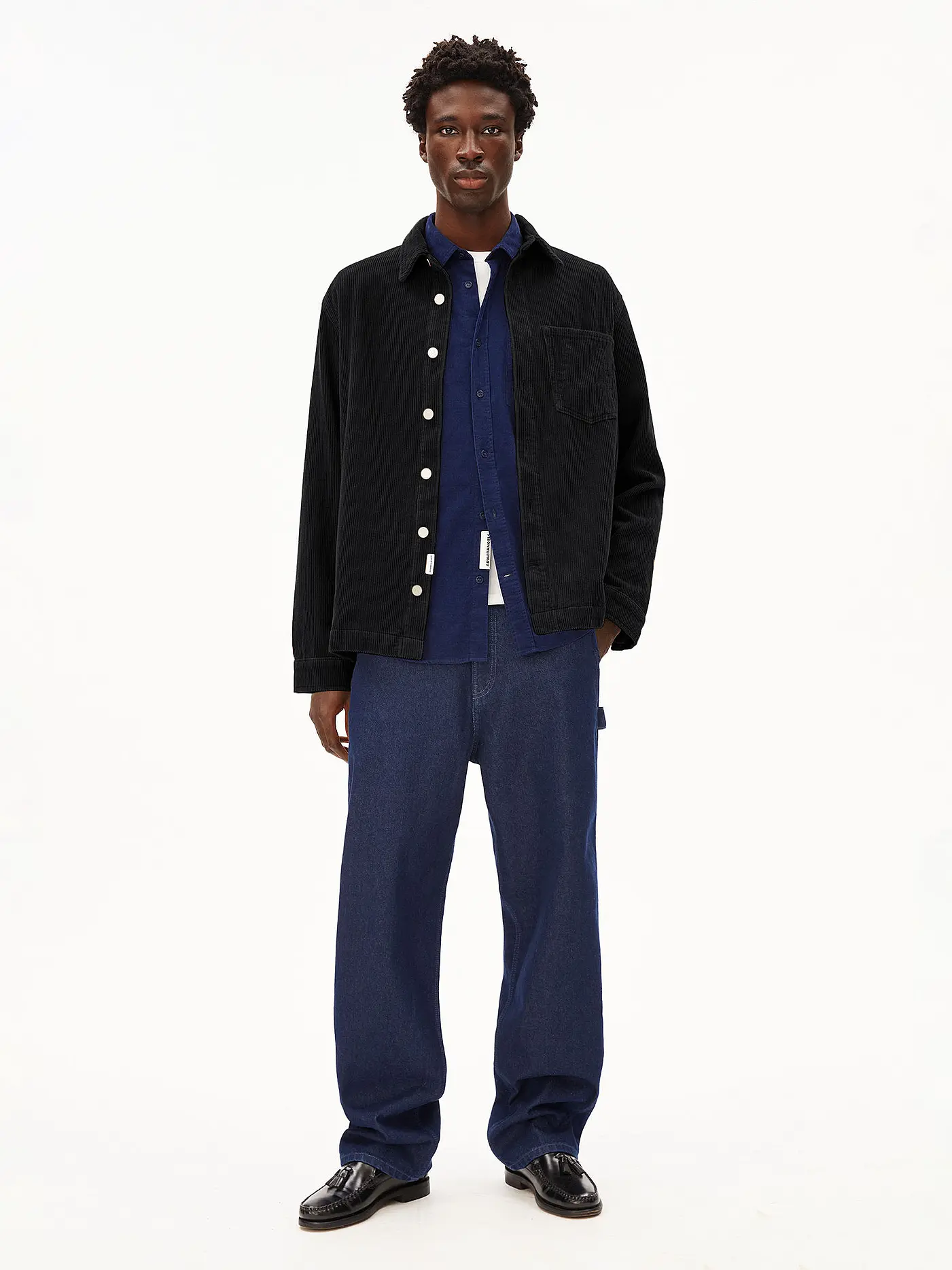 ARMEDANGELS | Overshirt YUNAAI CORDUROY | schwarz