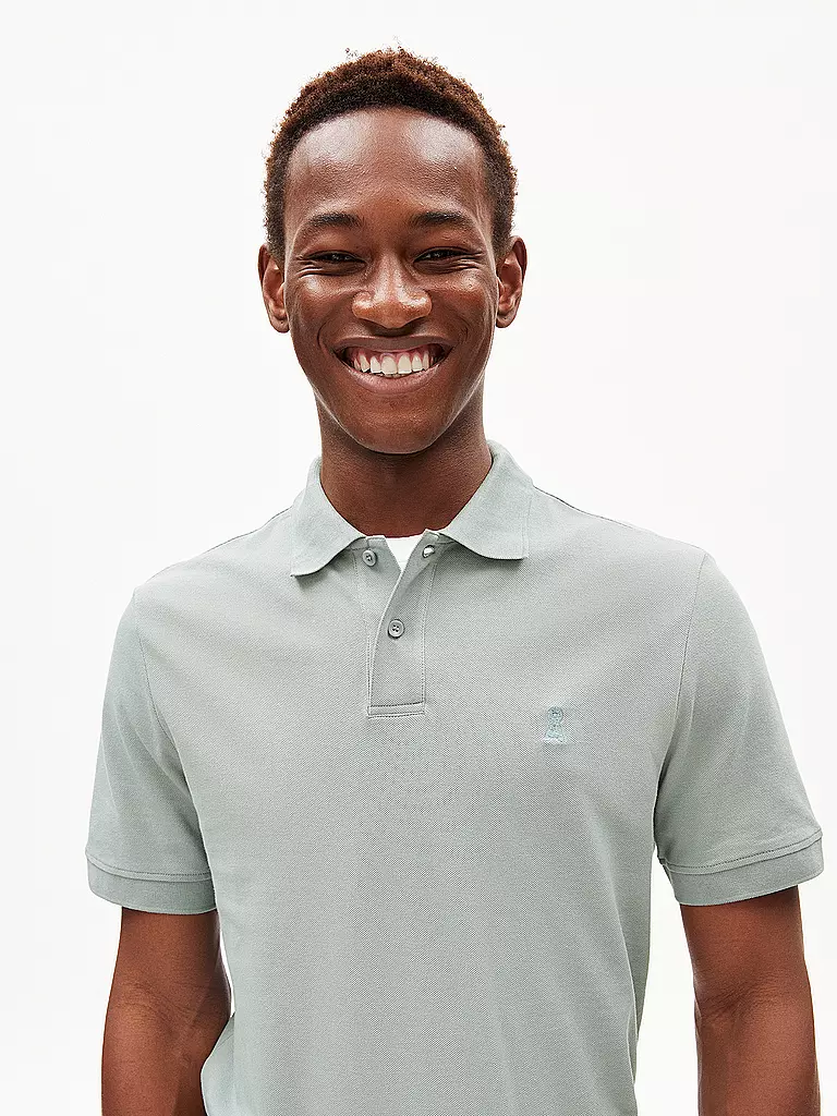 ARMEDANGELS | Poloshirt FIBRAA | hellgrün