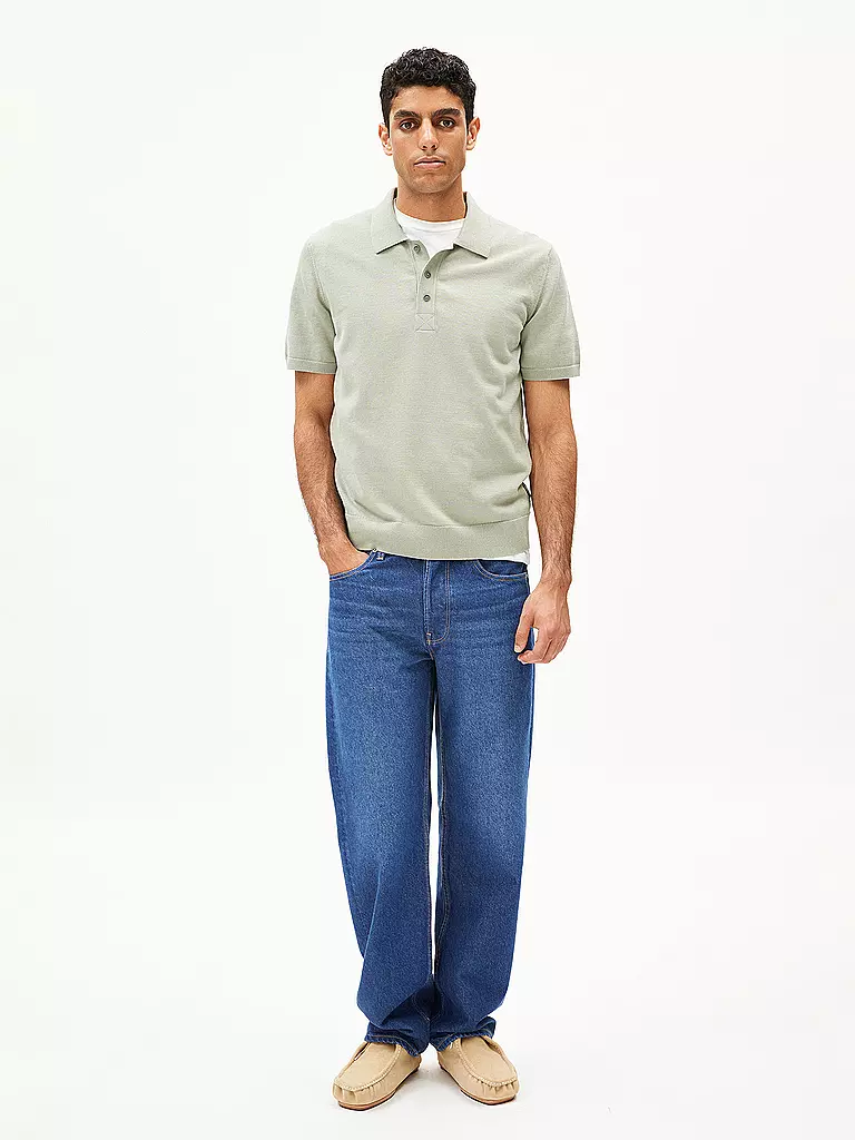 ARMEDANGELS | Poloshirt TAAKOS | hellgrün